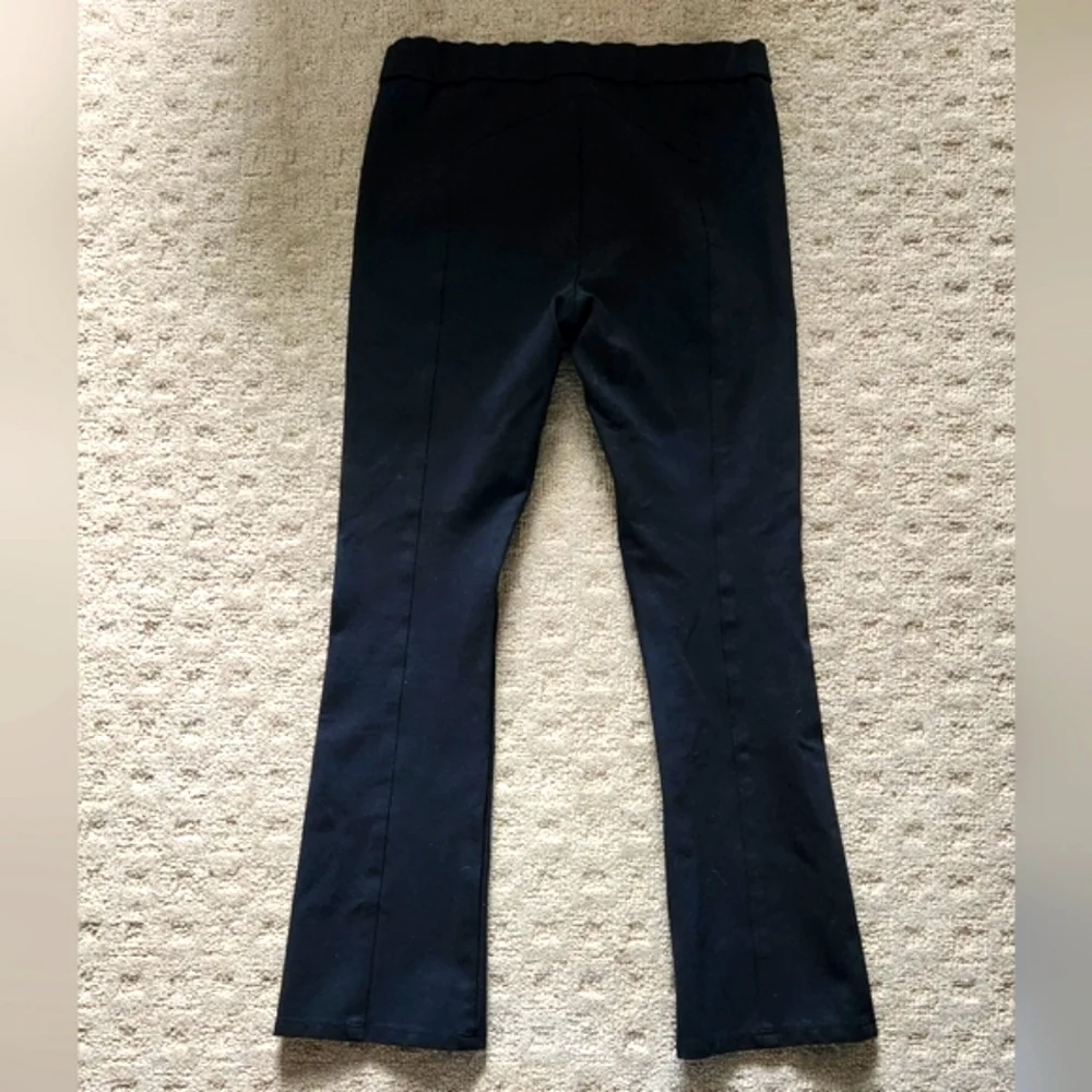 Tory Burch Black Cropped Flare Pants